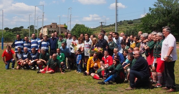 Con los veteranos de Badalona en 2009